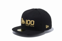 【ストア限定】 59FIFTY ニューエラ 100周年ロゴ サイド ブラック × ゴールド