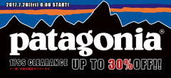patagonia CLEARANCE スタート!!