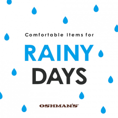 【OSHMAN'S NEWS】梅雨対策は万全ですか？『RAIN FAIR開催中！』